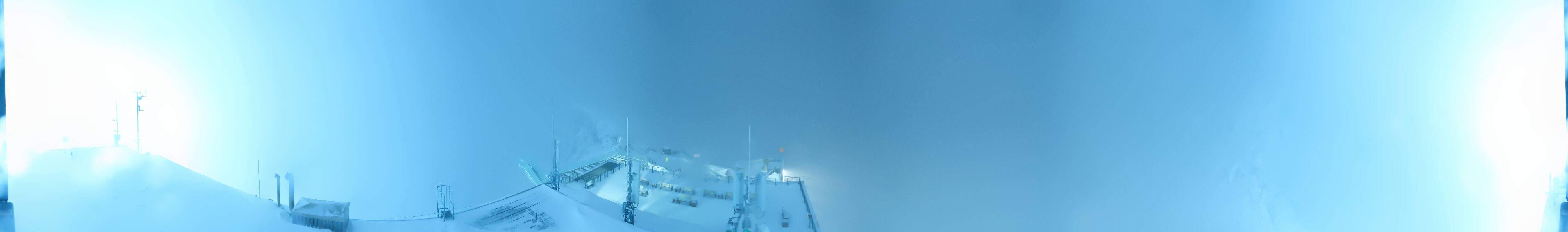 Archiv Foto Webcam Dachstein Gletscher: Panoramablick von der Bergstation