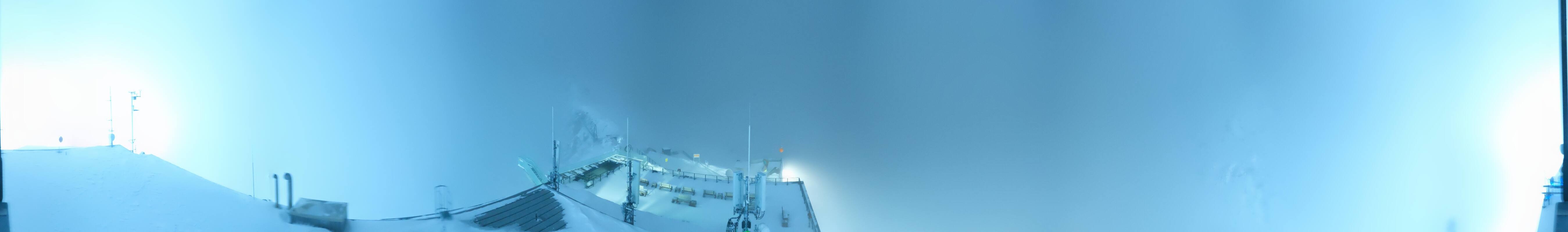 Archiv Foto Webcam Dachstein Gletscher: Panoramablick von der Bergstation