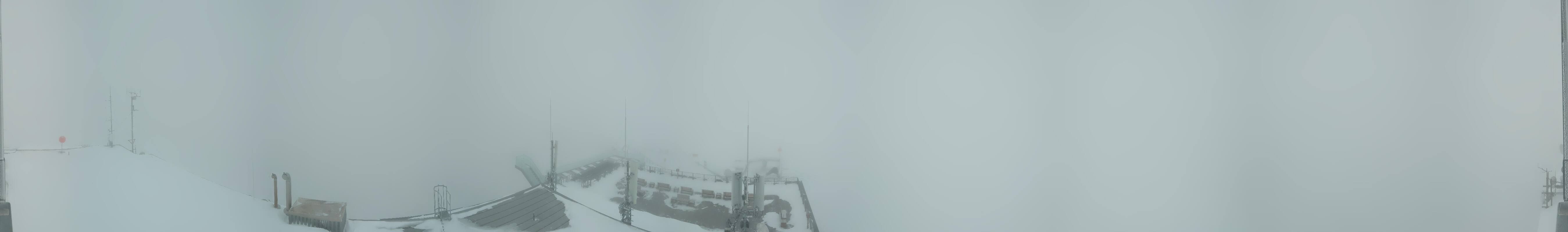 Archiv Foto Webcam Dachstein Gletscher: Panoramablick von der Bergstation