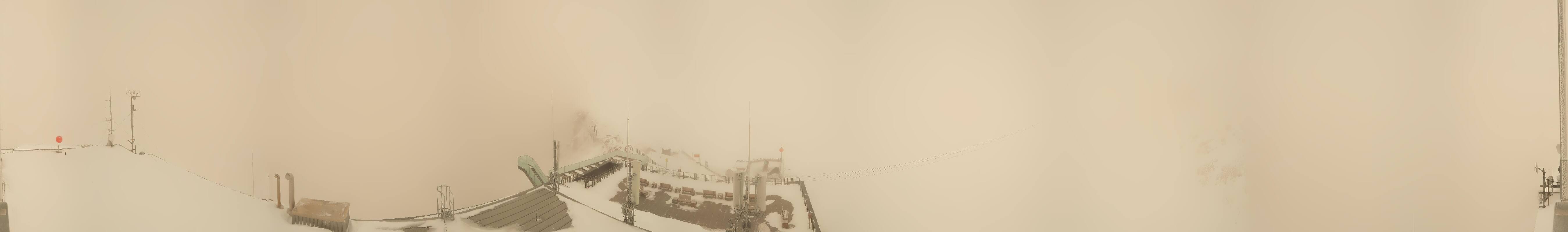 Archiv Foto Webcam Dachstein Gletscher: Panoramablick von der Bergstation