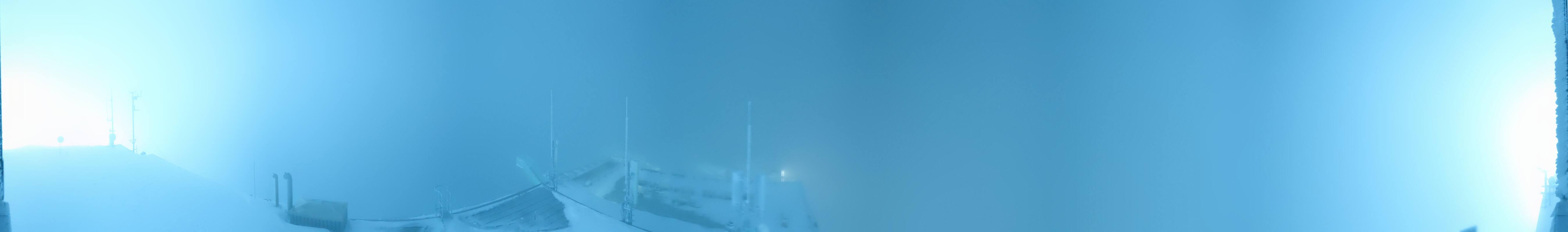 Archiv Foto Webcam Dachstein Gletscher: Panoramablick von der Bergstation