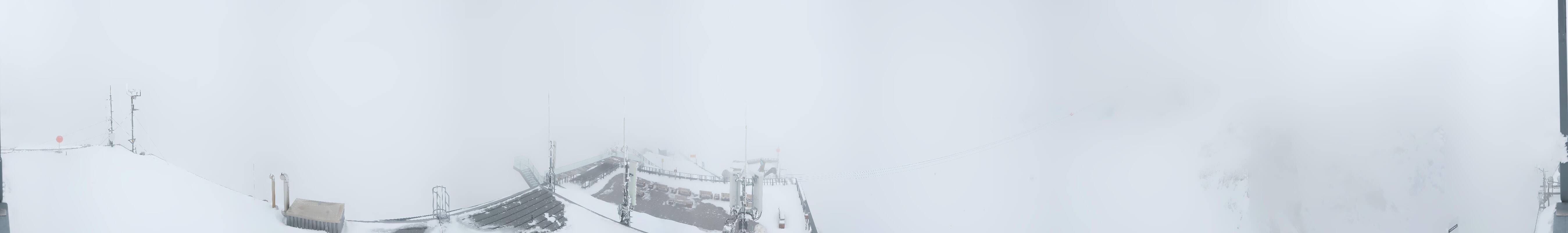 Archiv Foto Webcam Dachstein Gletscher: Panoramablick von der Bergstation