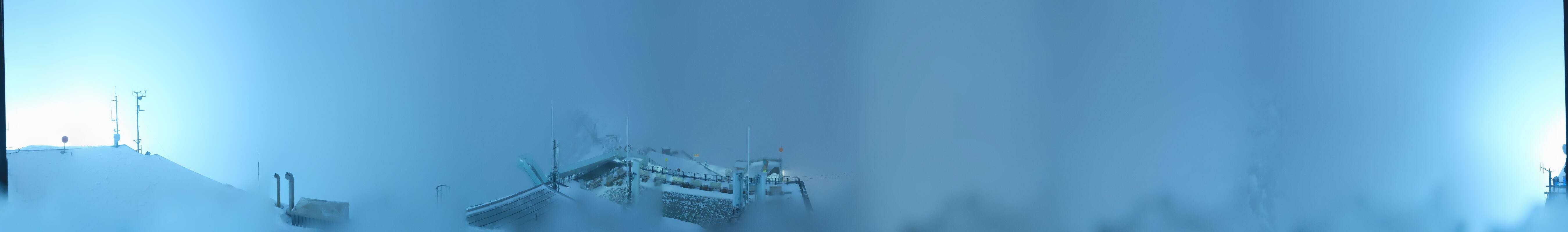 Archiv Foto Webcam Dachstein Gletscher: Panoramablick von der Bergstation