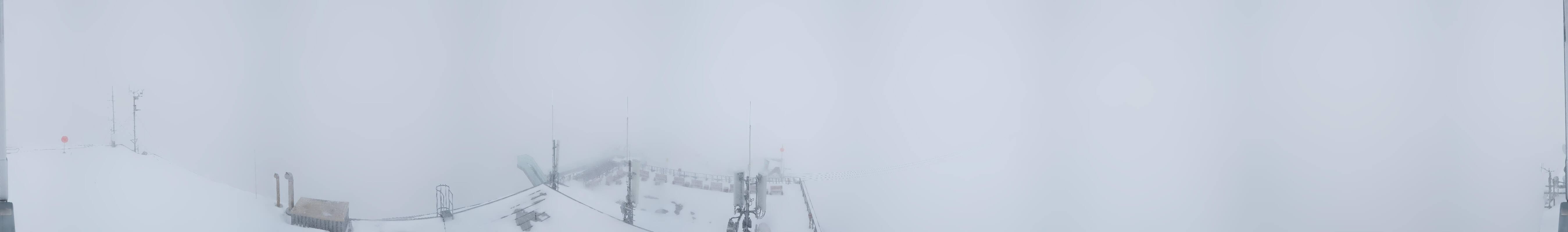 Archiv Foto Webcam Dachstein Gletscher: Panoramablick von der Bergstation