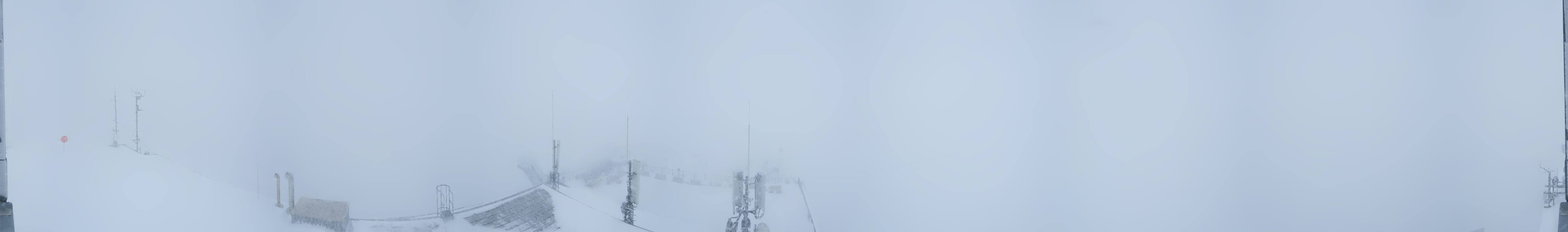 Archiv Foto Webcam Dachstein Gletscher: Panoramablick von der Bergstation
