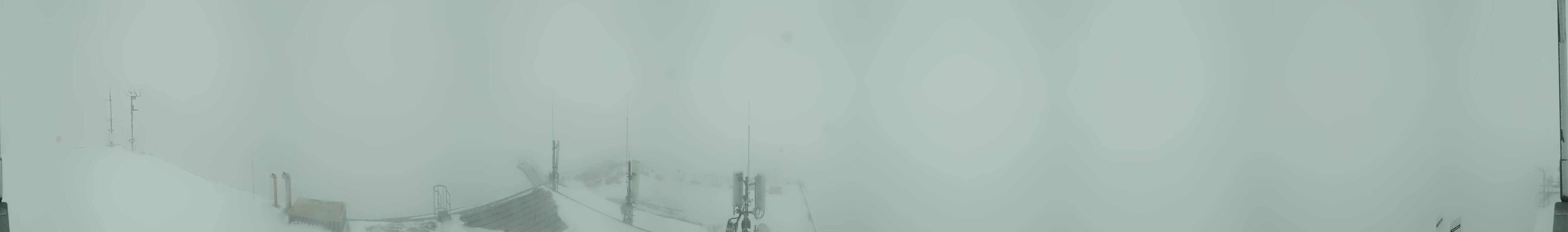 Archiv Foto Webcam Dachstein Gletscher: Panoramablick von der Bergstation
