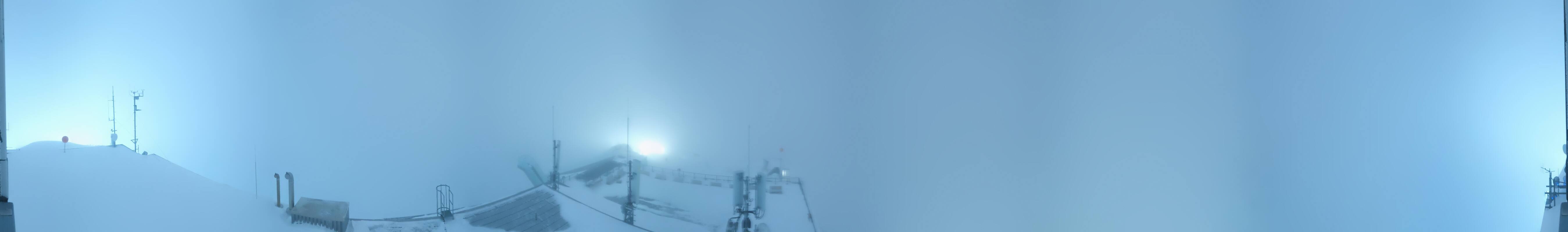 Archiv Foto Webcam Dachstein Gletscher: Panoramablick von der Bergstation