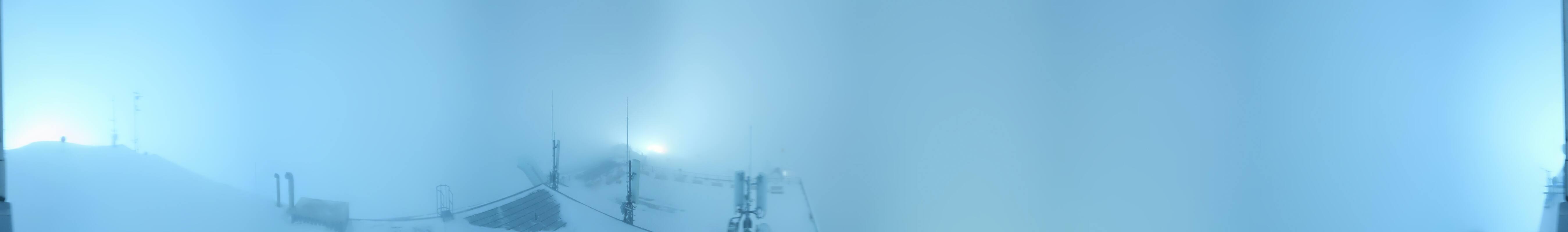 Archiv Foto Webcam Dachstein Gletscher: Panoramablick von der Bergstation