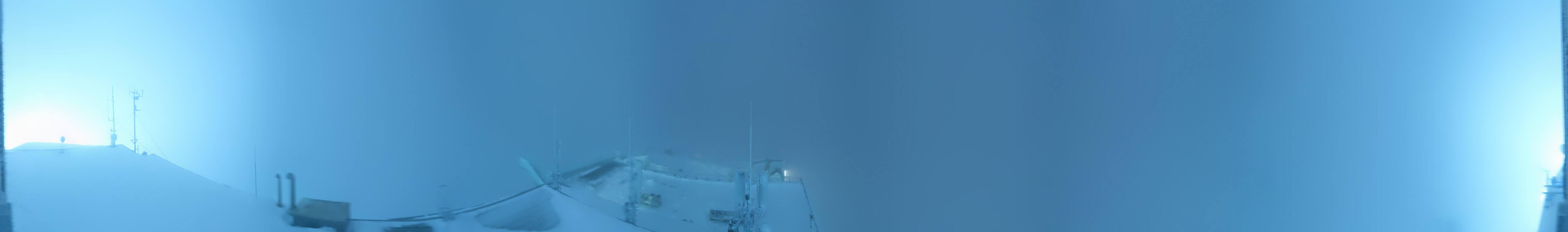 Archiv Foto Webcam Dachstein Gletscher: Panoramablick von der Bergstation