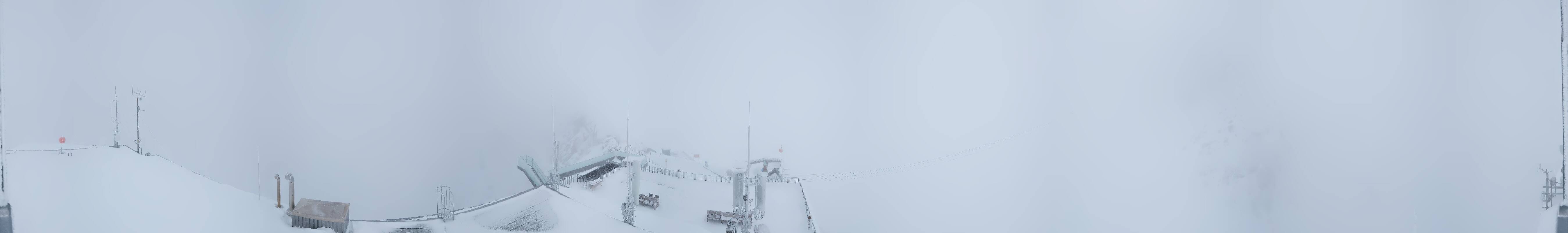 Archiv Foto Webcam Dachstein Gletscher: Panoramablick von der Bergstation