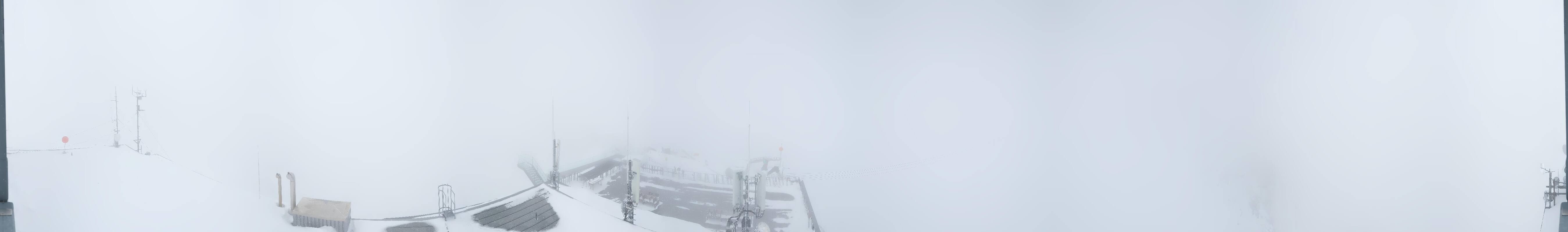 Archiv Foto Webcam Dachstein Gletscher: Panoramablick von der Bergstation