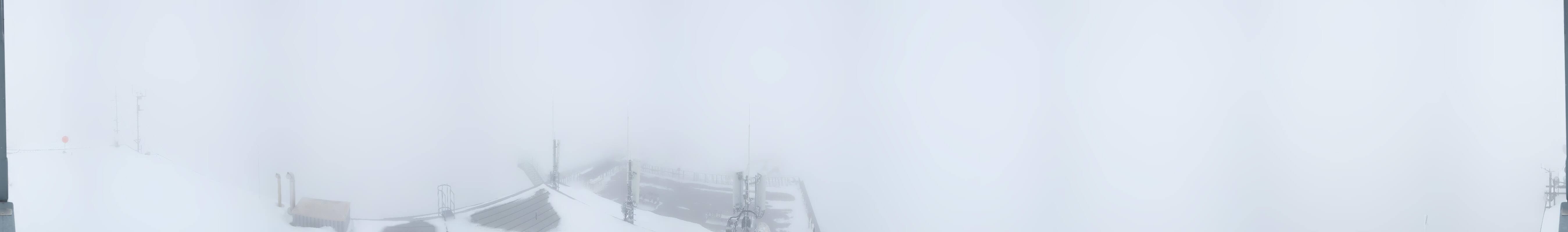 Archiv Foto Webcam Dachstein Gletscher: Panoramablick von der Bergstation