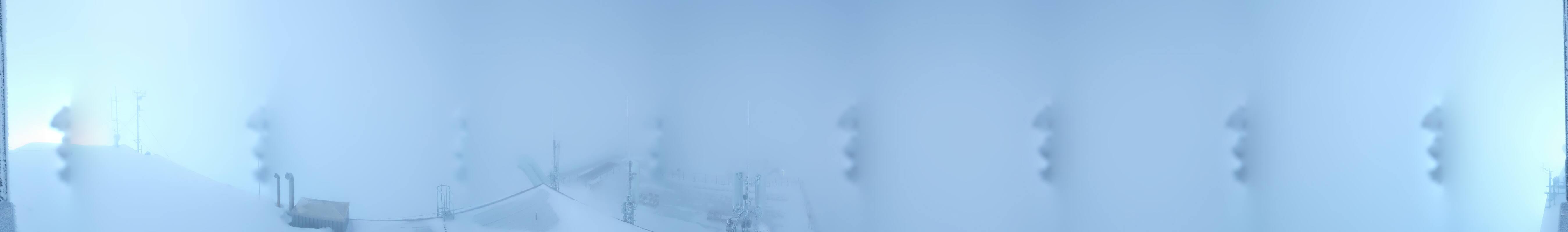 Archiv Foto Webcam Dachstein Gletscher: Panoramablick von der Bergstation