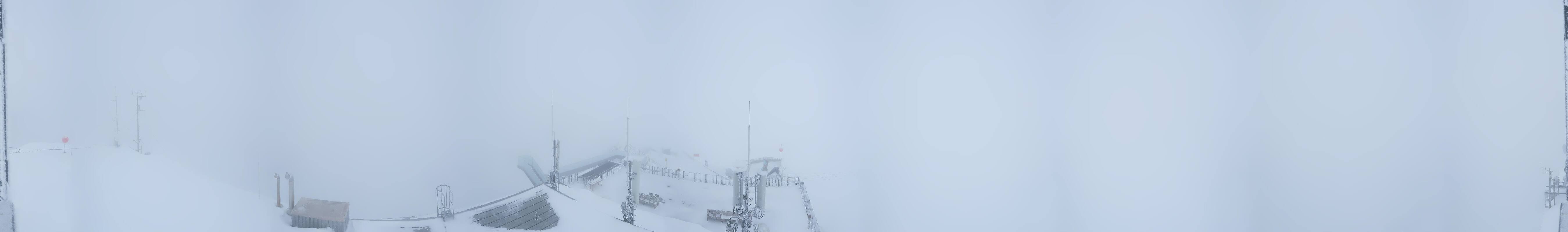 Archiv Foto Webcam Dachstein Gletscher: Panoramablick von der Bergstation