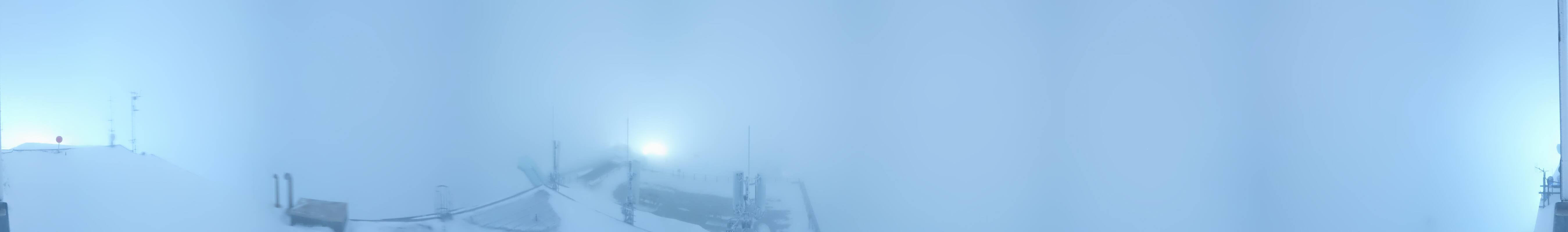 Archiv Foto Webcam Dachstein Gletscher: Panoramablick von der Bergstation
