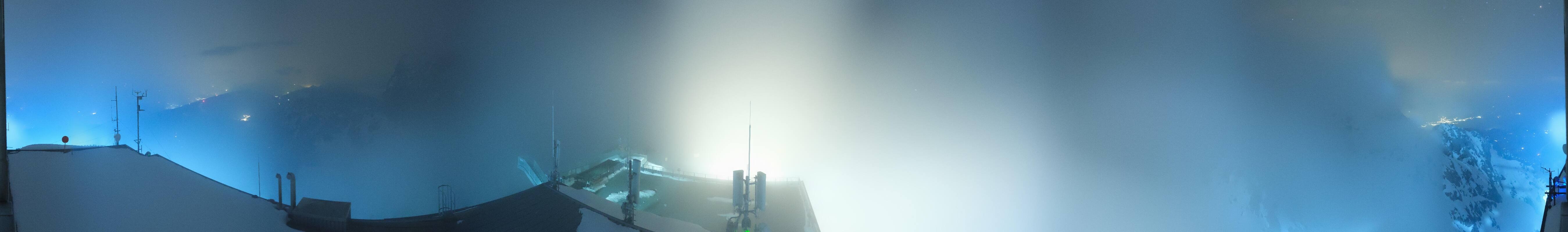 Archiv Foto Webcam Dachstein Gletscher: Panoramablick von der Bergstation