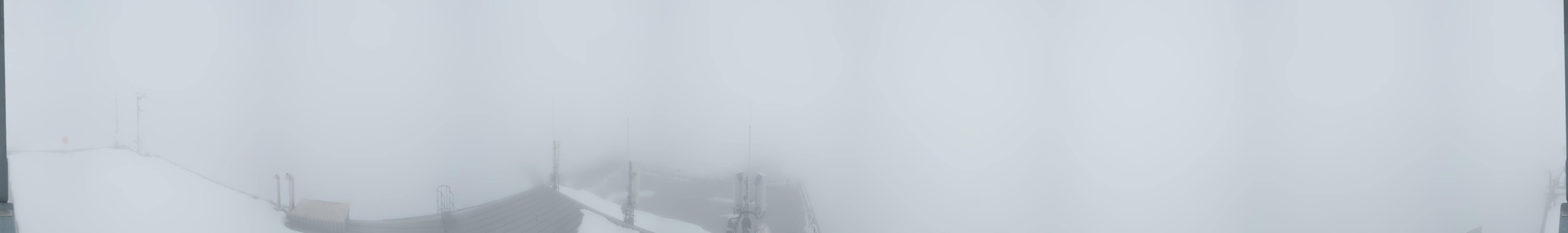 Archiv Foto Webcam Dachstein Gletscher: Panoramablick von der Bergstation
