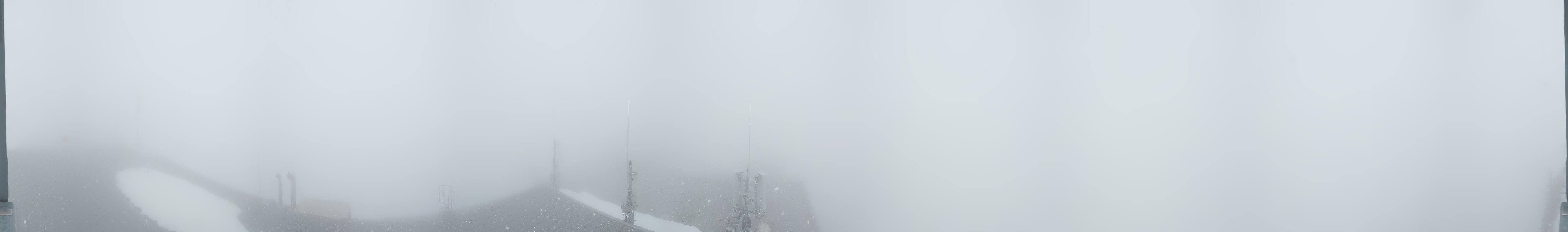 Archiv Foto Webcam Dachstein Gletscher: Panoramablick von der Bergstation