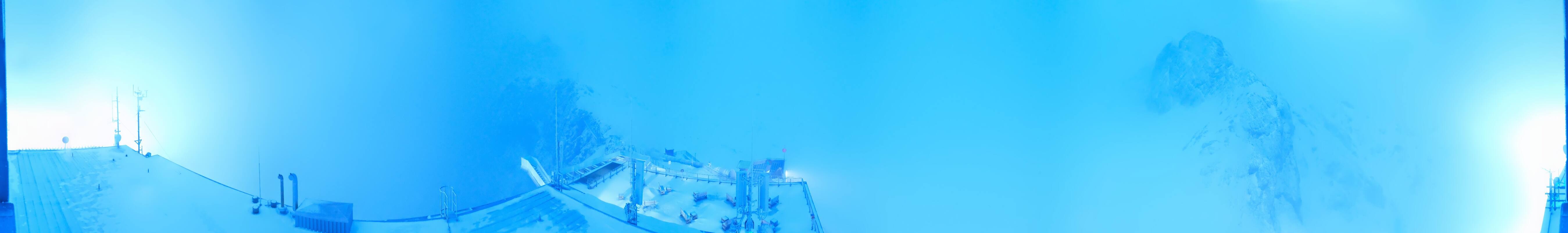 Archiv Foto Webcam Dachstein Gletscher: Panoramablick von der Bergstation