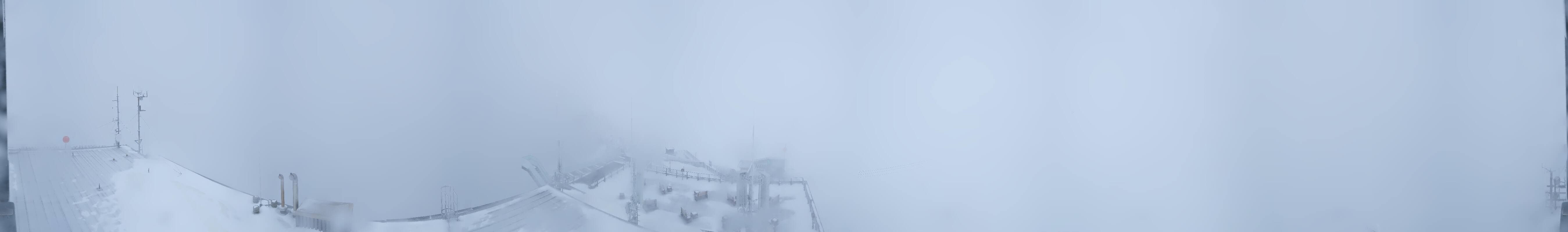 Archiv Foto Webcam Dachstein Gletscher: Panoramablick von der Bergstation