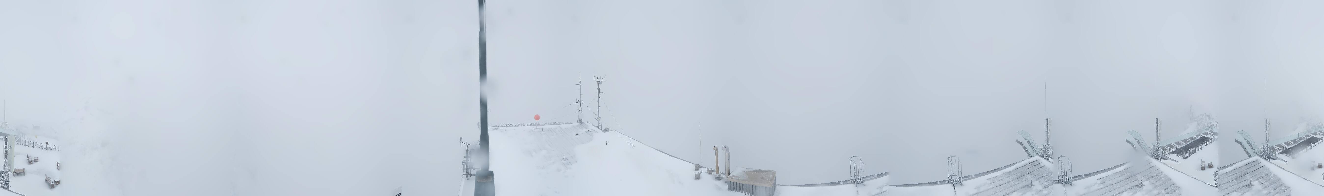 Archiv Foto Webcam Dachstein Gletscher: Panoramablick von der Bergstation