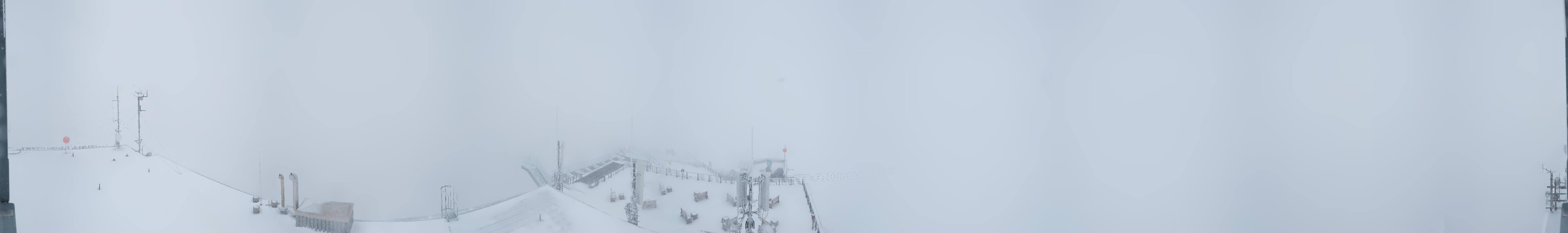 Archiv Foto Webcam Dachstein Gletscher: Panoramablick von der Bergstation