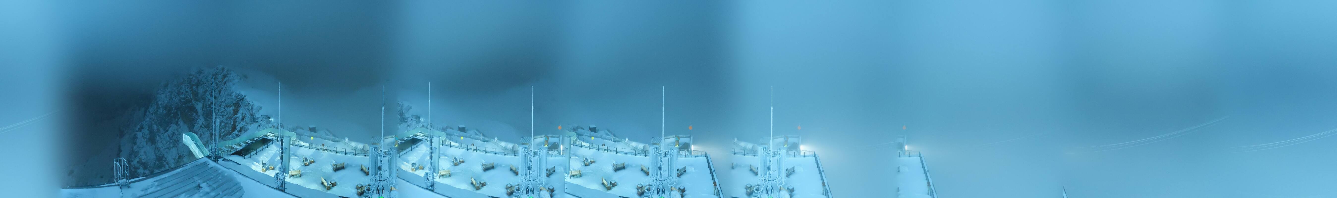 Archiv Foto Webcam Dachstein Gletscher: Panoramablick von der Bergstation