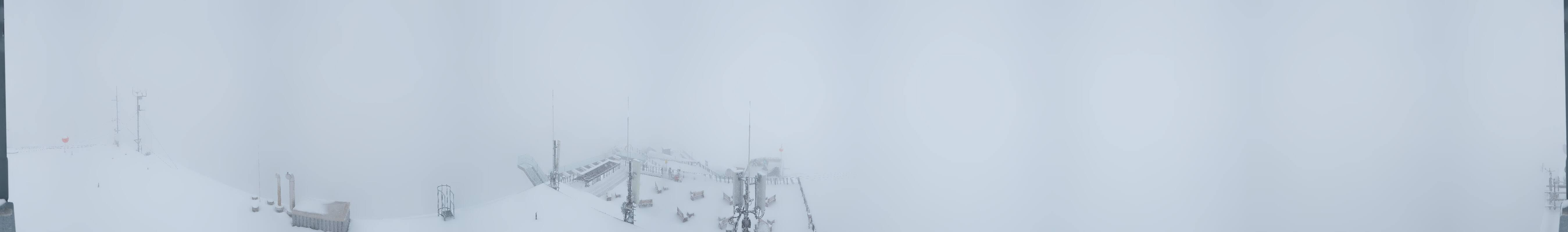 Archiv Foto Webcam Dachstein Gletscher: Panoramablick von der Bergstation