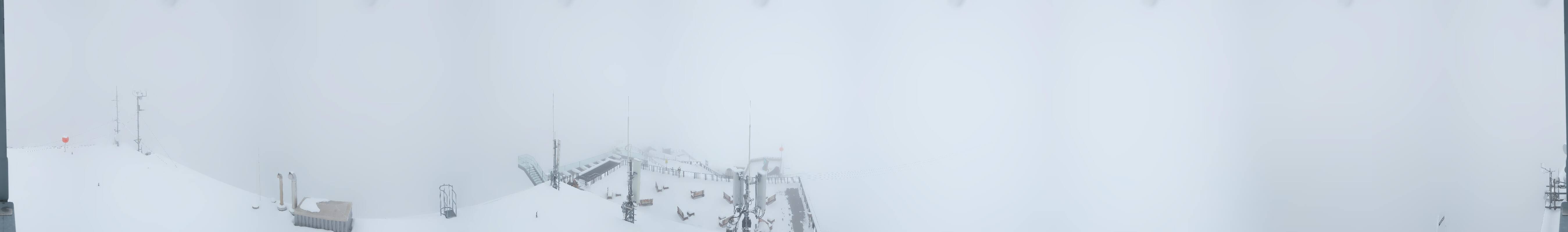 Archiv Foto Webcam Dachstein Gletscher: Panoramablick von der Bergstation