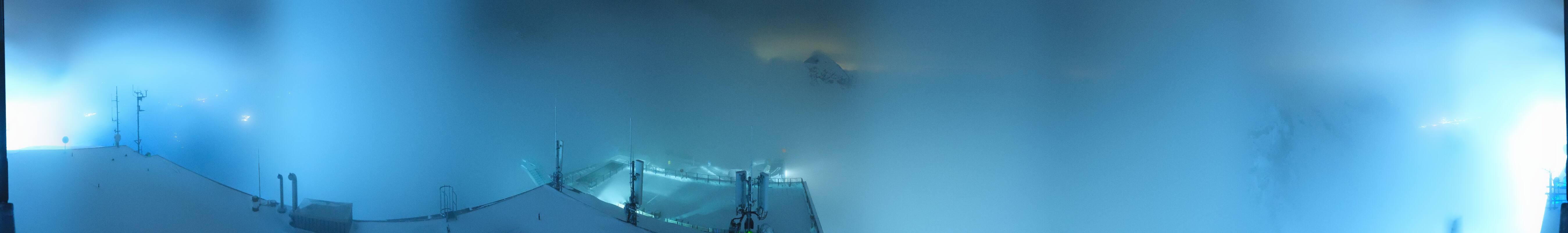 Archiv Foto Webcam Dachstein Gletscher: Panoramablick von der Bergstation
