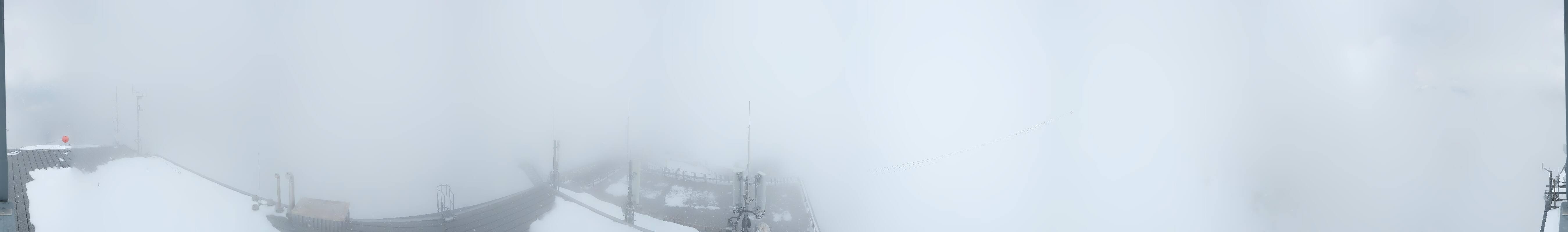 Archiv Foto Webcam Dachstein Gletscher: Panoramablick von der Bergstation