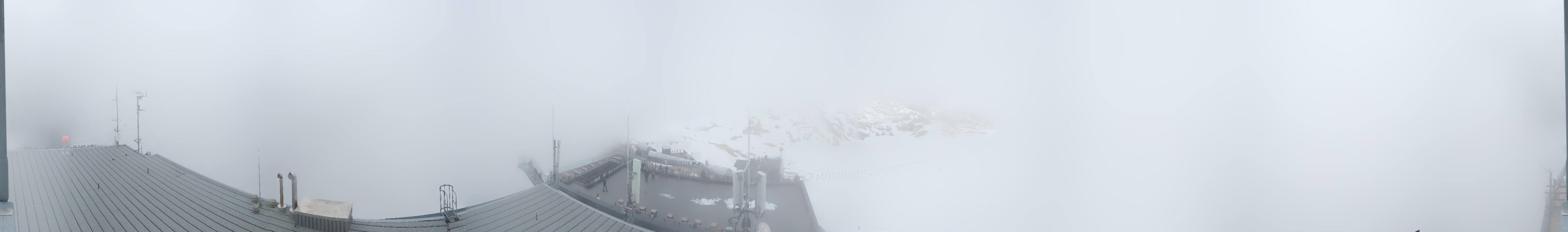 Archiv Foto Webcam Dachstein Gletscher: Panoramablick von der Bergstation