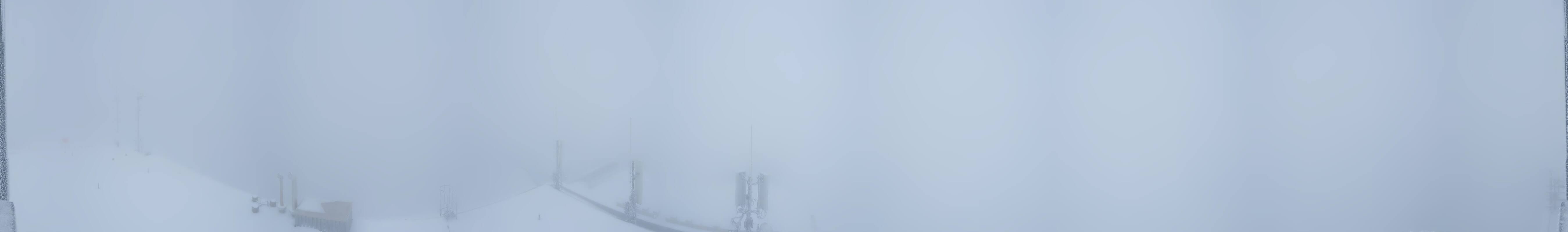Archiv Foto Webcam Dachstein Gletscher: Panoramablick von der Bergstation