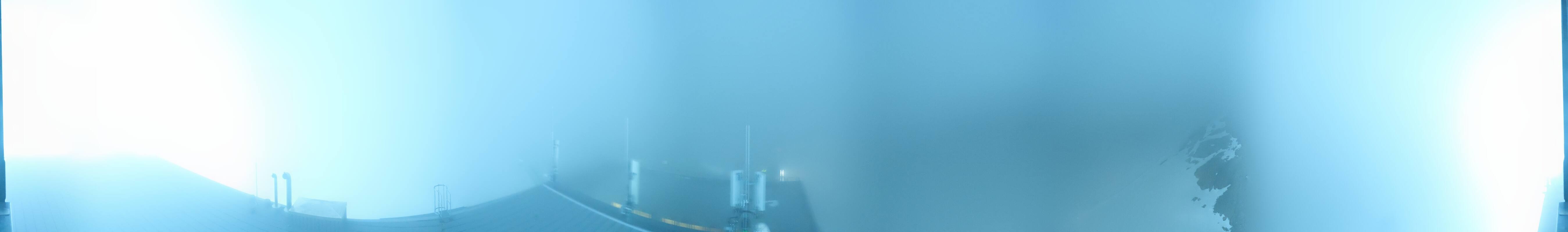 Archiv Foto Webcam Dachstein Gletscher: Panoramablick von der Bergstation