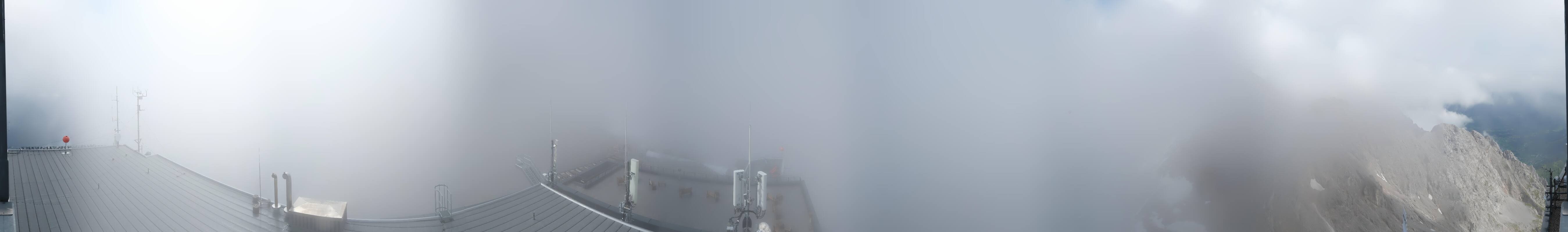 Archiv Foto Webcam Dachstein Gletscher: Panoramablick von der Bergstation