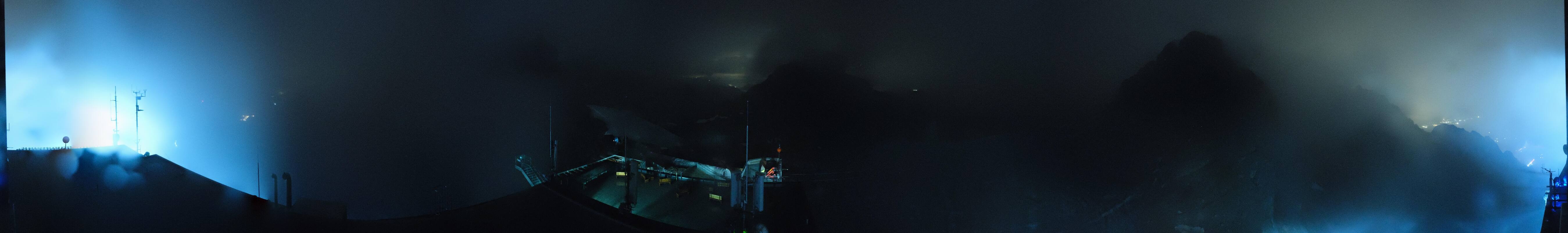 Archiv Foto Webcam Dachstein Gletscher: Panoramablick von der Bergstation
