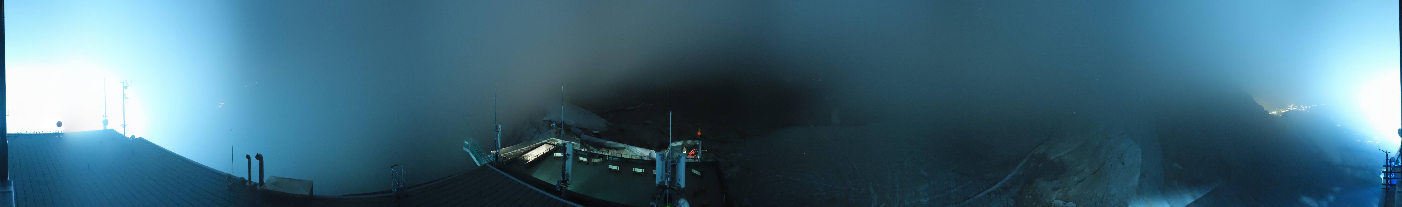 Archiv Foto Webcam Dachstein Gletscher: Panoramablick von der Bergstation
