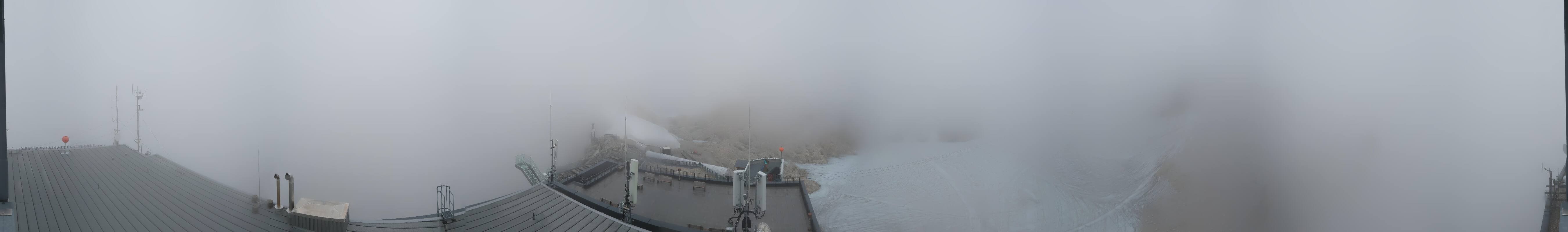 Archiv Foto Webcam Dachstein Gletscher: Panoramablick von der Bergstation