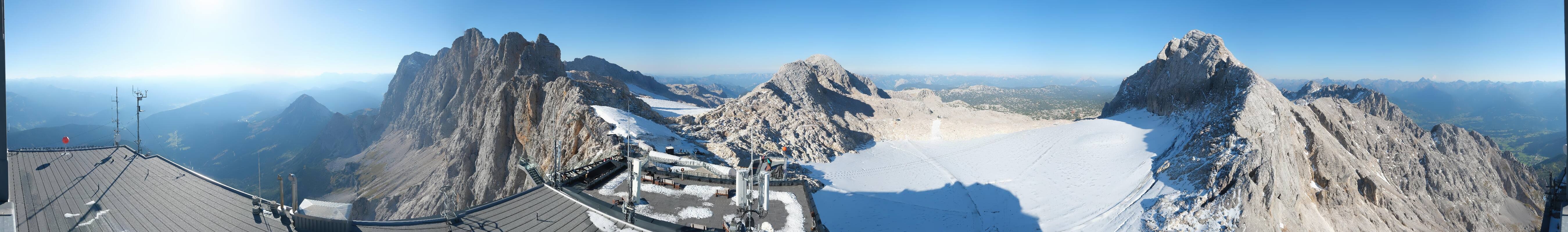 Archiv Foto Webcam Dachstein Gletscher: Panoramablick von der Bergstation