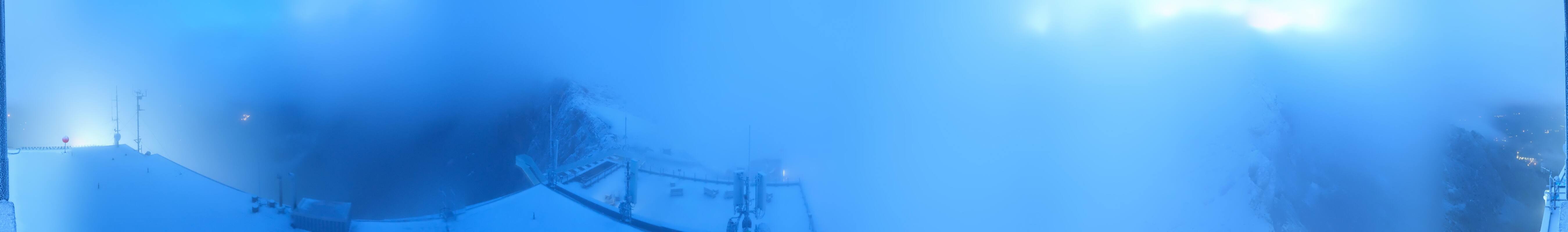 Archiv Foto Webcam Dachstein Gletscher: Panoramablick von der Bergstation