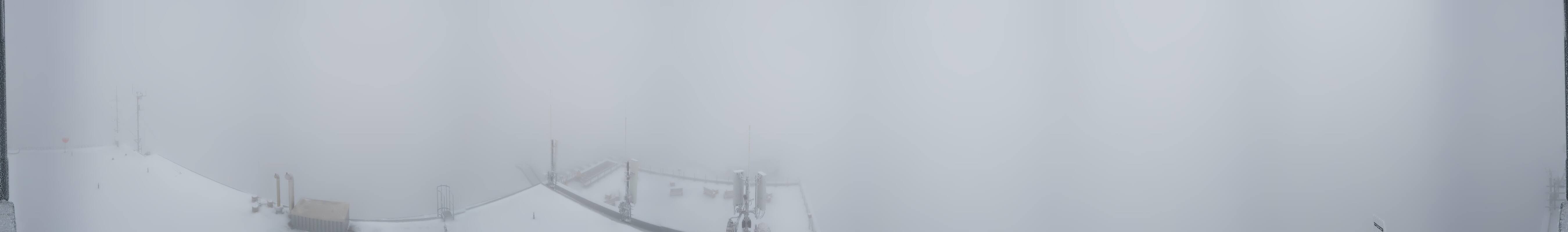 Archiv Foto Webcam Dachstein Gletscher: Panoramablick von der Bergstation