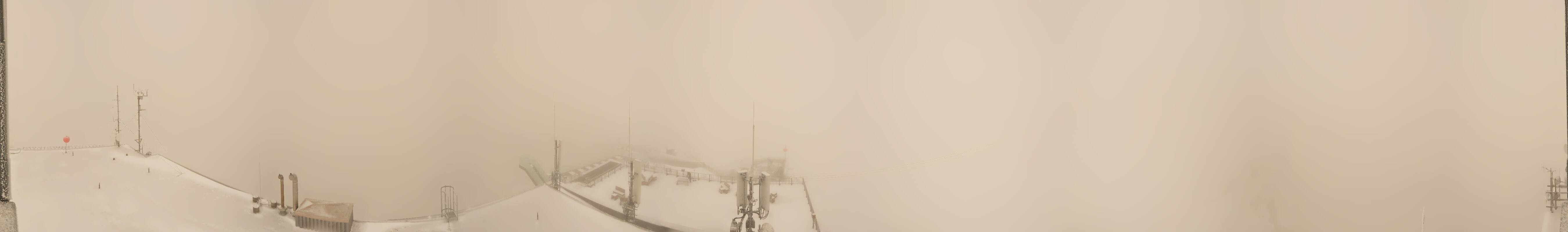Archiv Foto Webcam Dachstein Gletscher: Panoramablick von der Bergstation