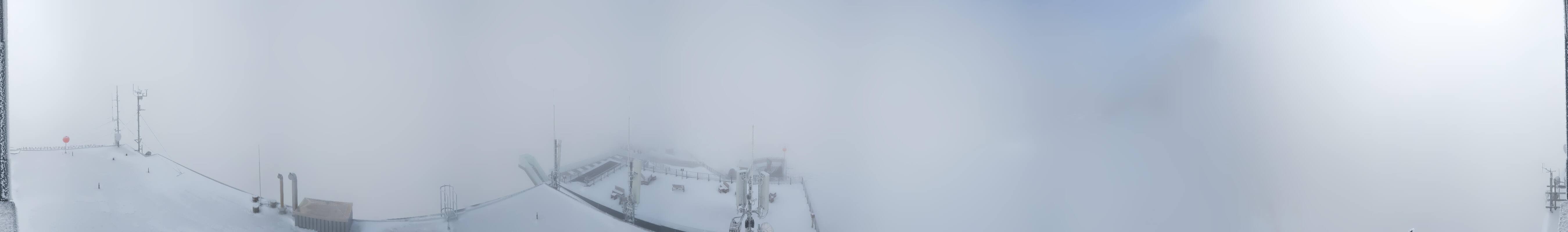 Archiv Foto Webcam Dachstein Gletscher: Panoramablick von der Bergstation