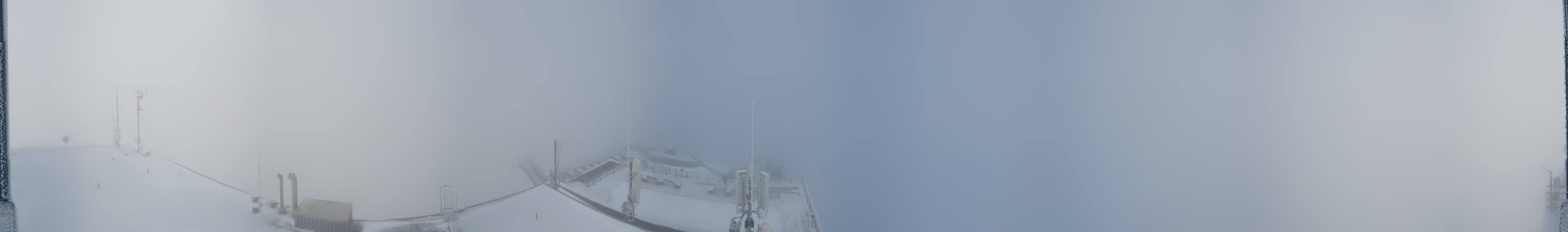 Archiv Foto Webcam Dachstein Gletscher: Panoramablick von der Bergstation