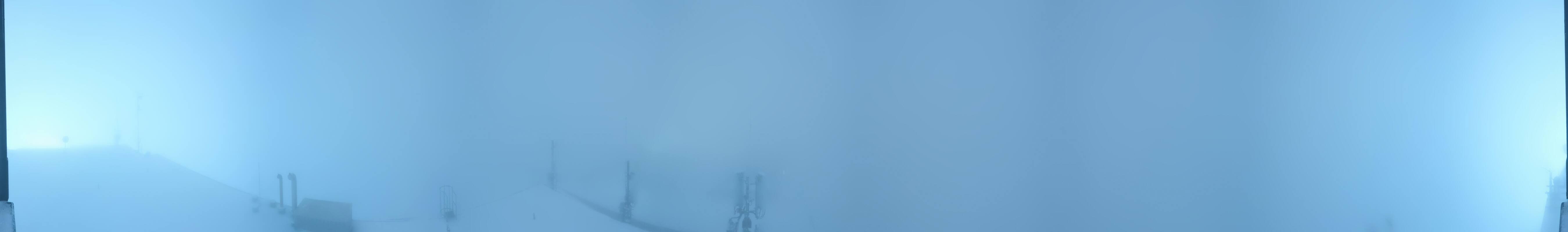 Archiv Foto Webcam Dachstein Gletscher: Panoramablick von der Bergstation