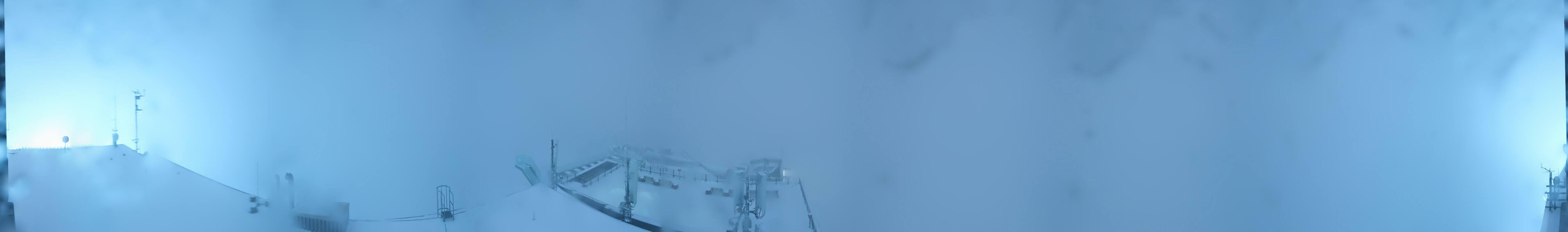 Archiv Foto Webcam Dachstein Gletscher: Panoramablick von der Bergstation