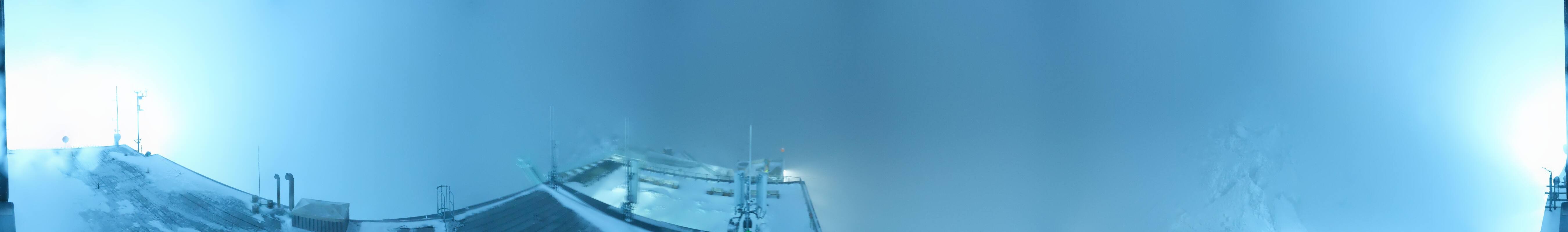 Archiv Foto Webcam Dachstein Gletscher: Panoramablick von der Bergstation