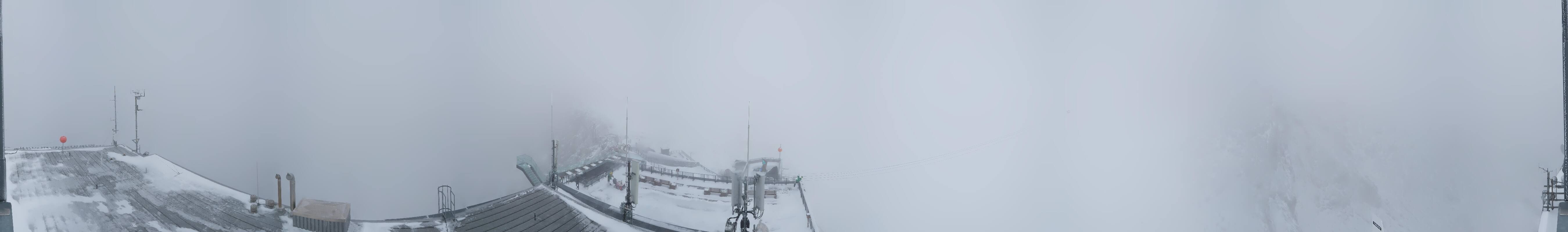 Archiv Foto Webcam Dachstein Gletscher: Panoramablick von der Bergstation