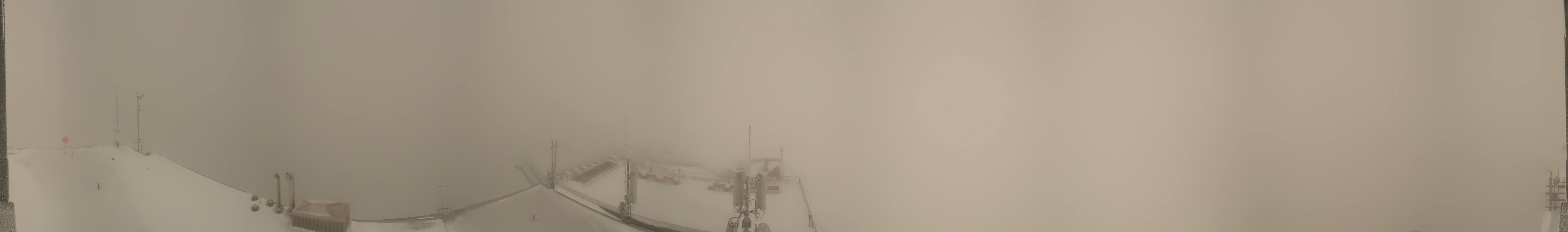 Archiv Foto Webcam Dachstein Gletscher: Panoramablick von der Bergstation