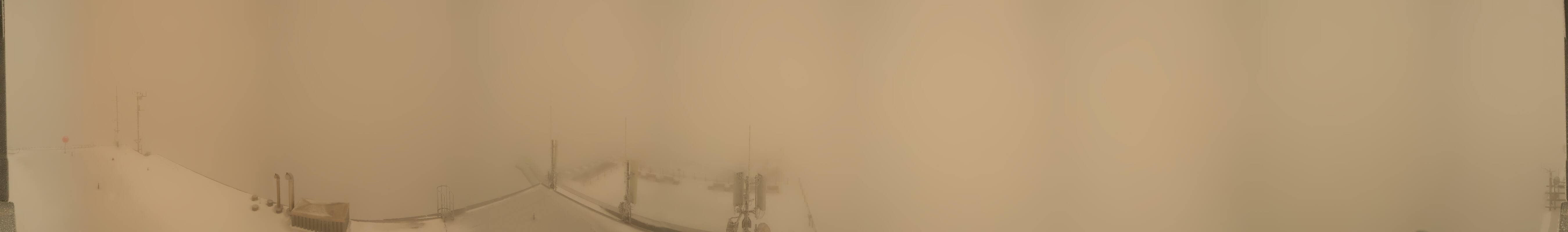 Archiv Foto Webcam Dachstein Gletscher: Panoramablick von der Bergstation